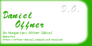 daniel offner business card